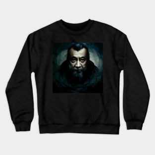 Confucius | Dark Portrait Crewneck Sweatshirt